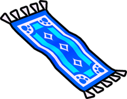 Blue Flying Carpet Hoverboard