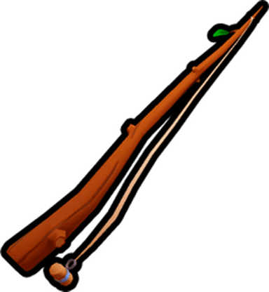 Wooden Fishing Rod